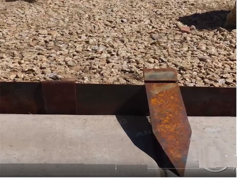 3 inch corten steel garden gate For City Gardens Landscape